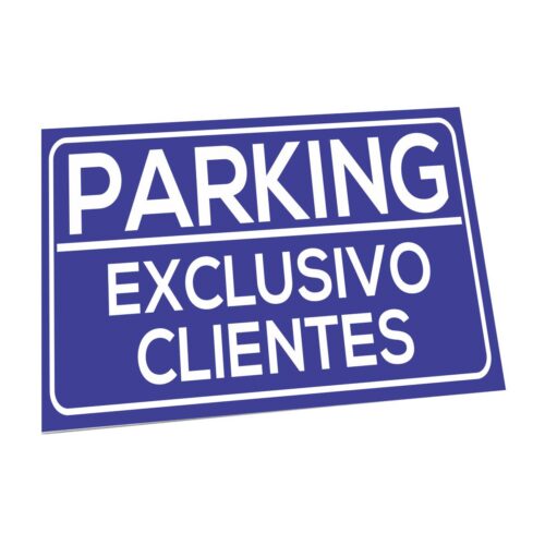 cartel parking clientes