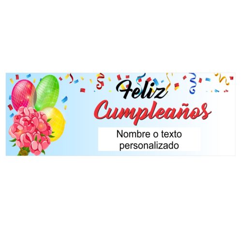 ⊛ Cartel feliz cumpleaños personalizado para imprimir -【Ver Más】